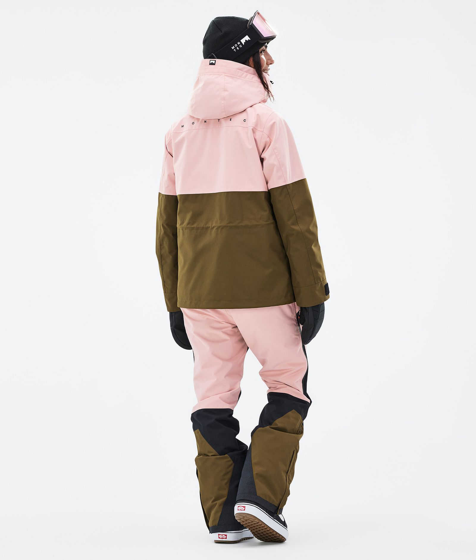 Montec Doom W Kurtka Snowboardowa Kobiety Soft Pink/Black/Fatigue, Zdjęcie 5 z 11