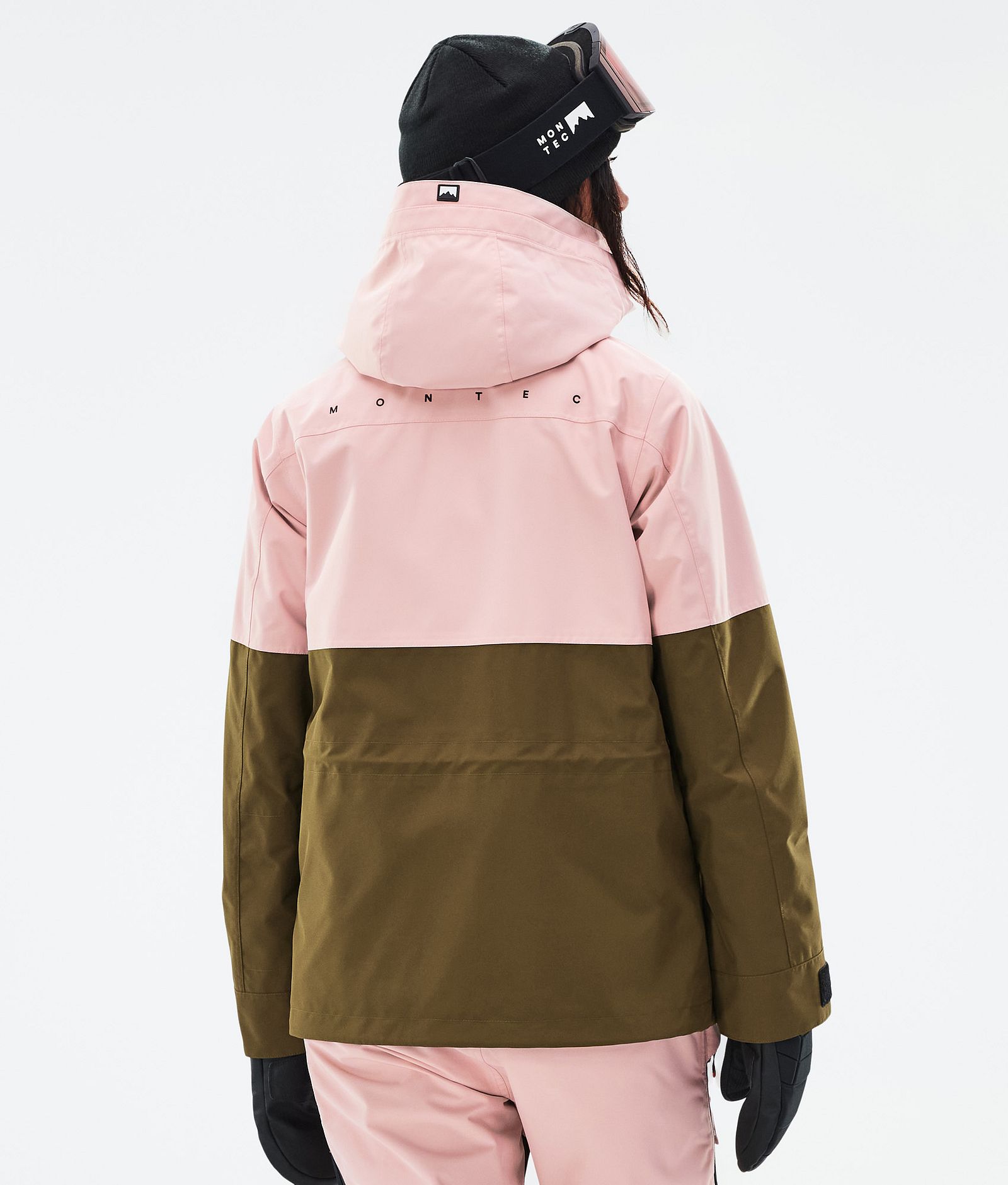 Montec Doom W Lyžařská Bunda Dámské Soft Pink/Black/Fatigue, Obrázek 7 z 11