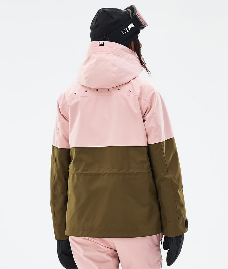 Montec Doom W Lyžařská Bunda Dámské Soft Pink/Black/Fatigue, Obrázek 6 z 10