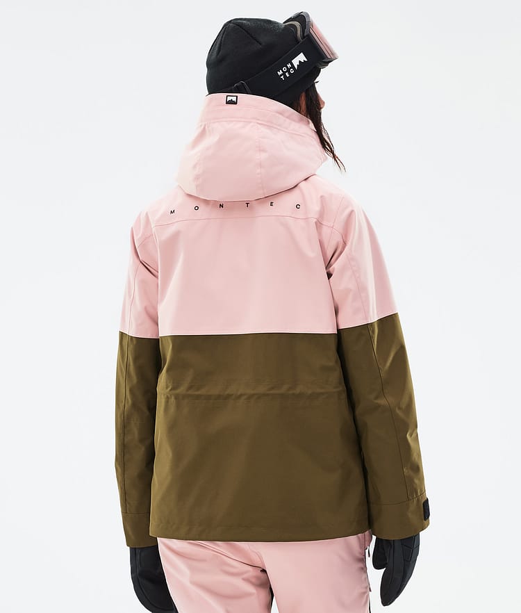 Montec Doom W Snowboardjakke Dame Soft Pink/Black/Fatigue, Billede 7 af 11