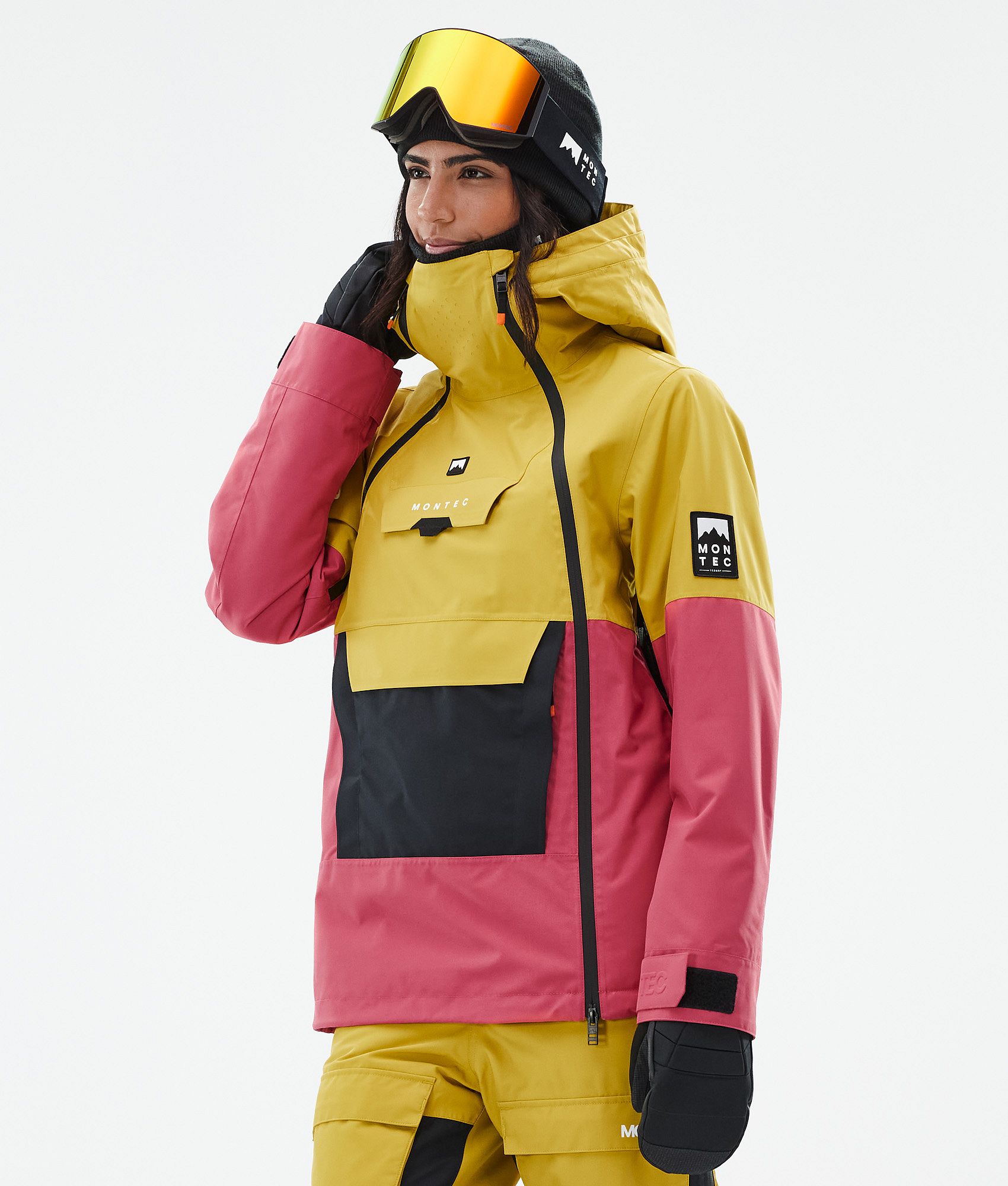 Pink and yellow windbreaker hotsell