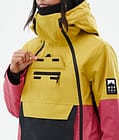 Montec Doom W Kurtka Snowboardowa Kobiety Yellow/Black/Light Red, Zdjęcie 10 z 11