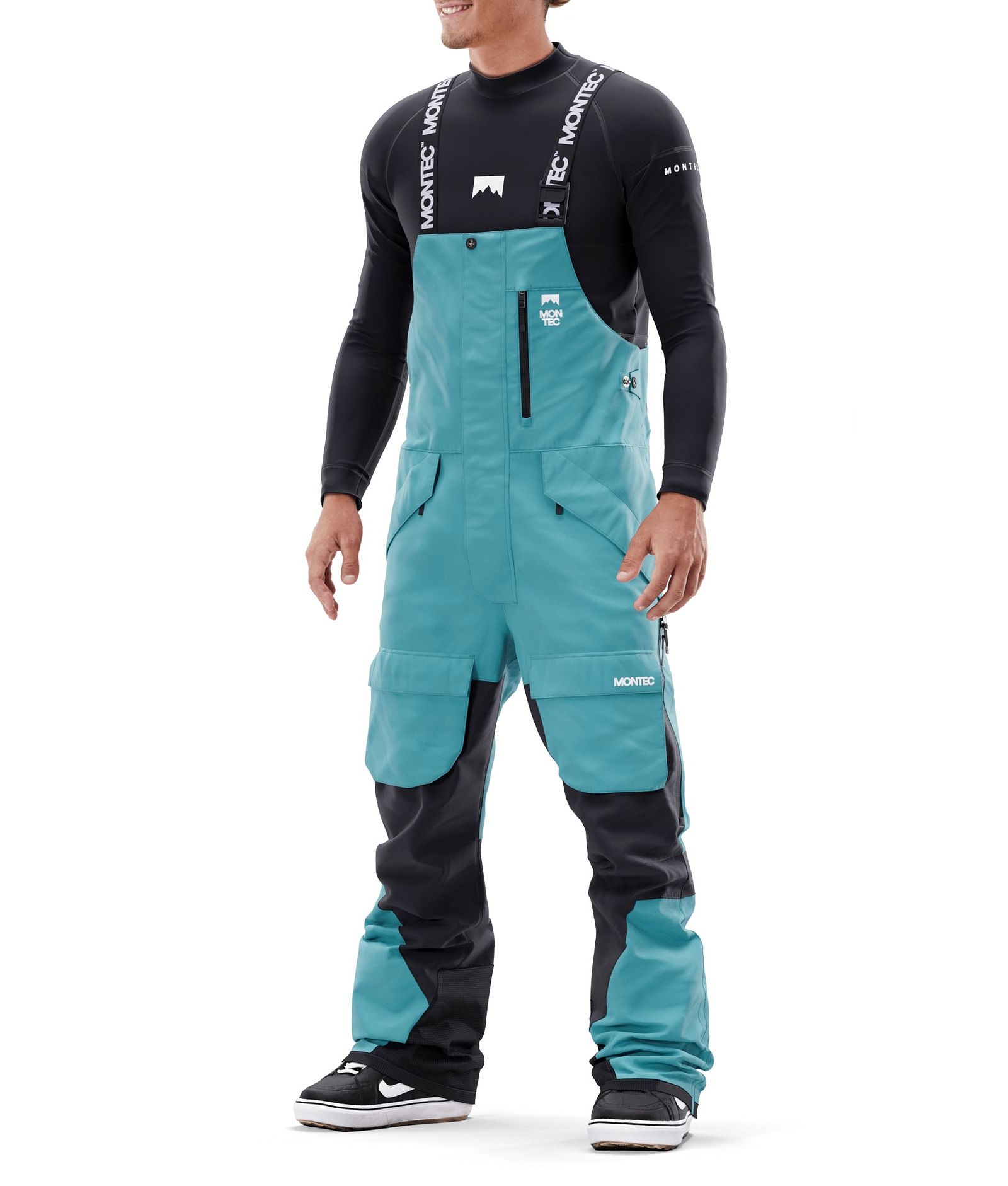 Montec Fawk Snowboard Pants Men Vivid Turquoise/Black