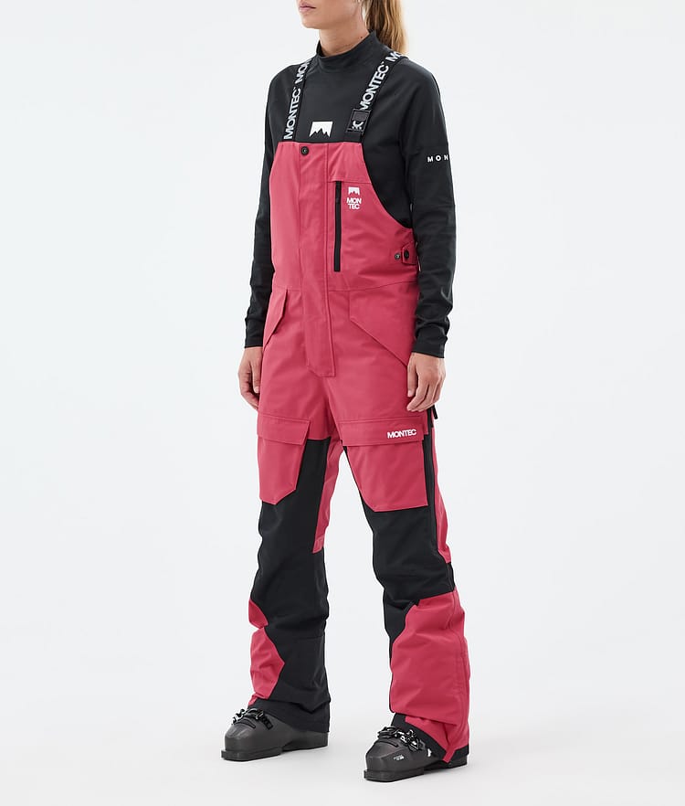 Montec Fawk W Pantaloni Sci Donna Light Red/Black, Immagine 1 di 7