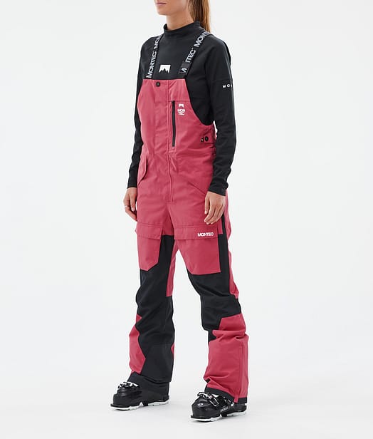 Montec Fawk W Pantaloni Sci Donna Light Red/Black