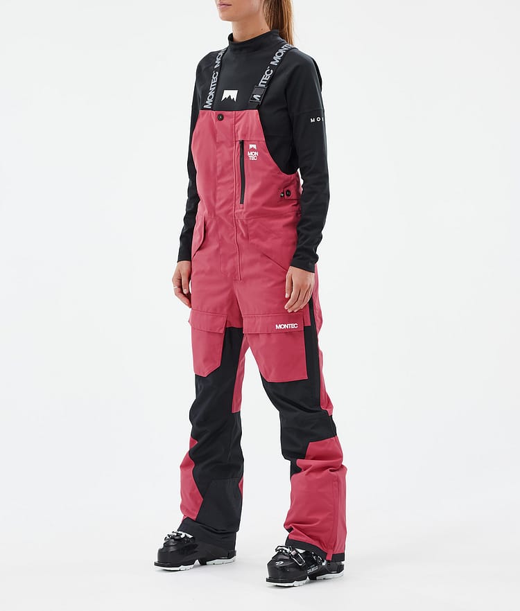 Montec Fawk W Skibroek Dames Light Red/Black, Afbeelding 1 van 7