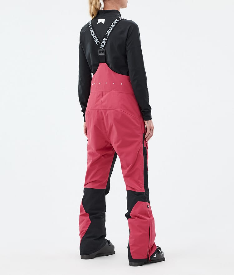 Montec Fawk W Pantaloni Sci Donna Light Red/Black, Immagine 4 di 7