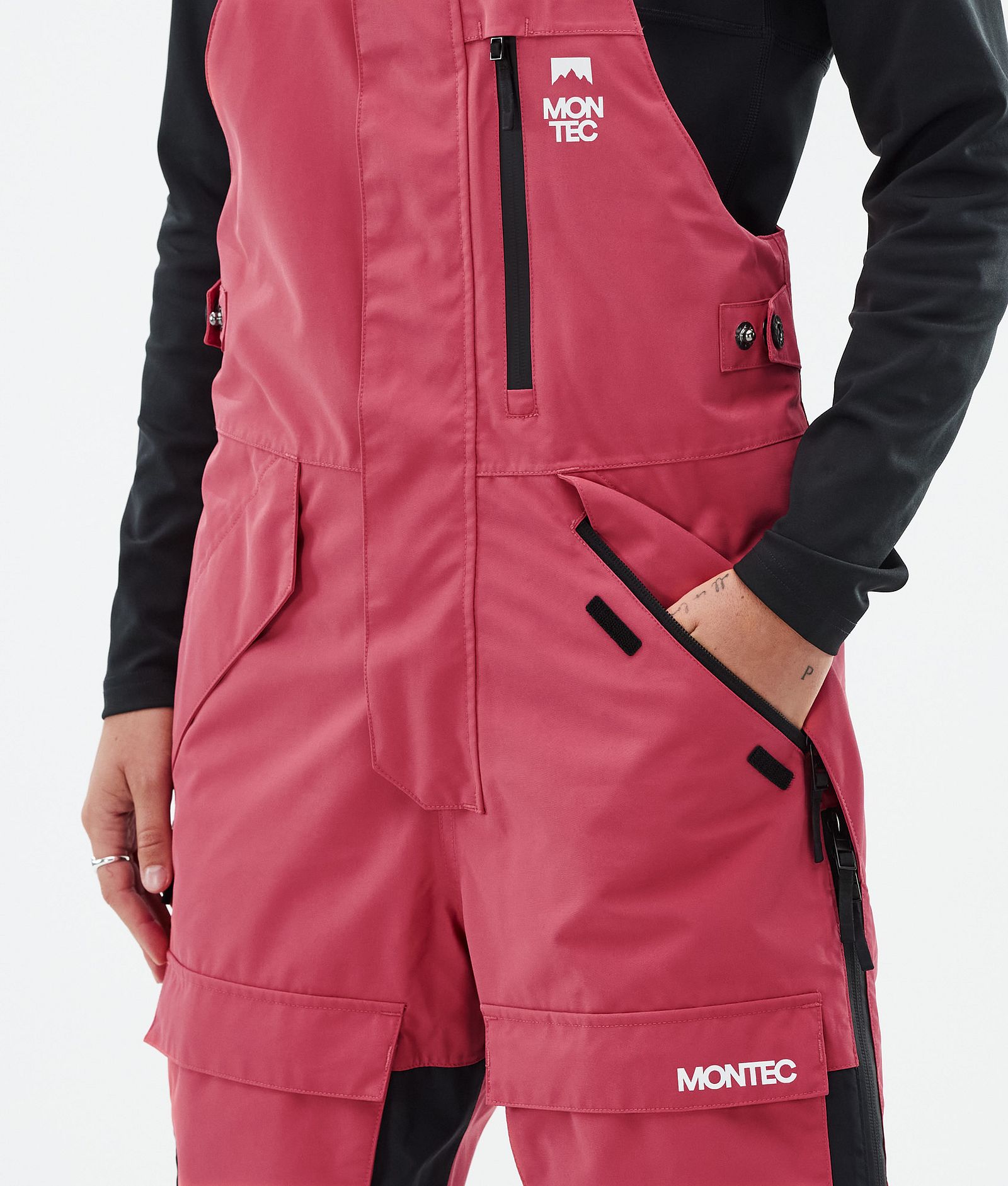 Montec Fawk W Ski Pants Women Light Red/Black, Image 5 of 7