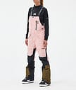 Montec Fawk W Pantalon de Snowboard Femme Soft Pink/Black/Fatigue