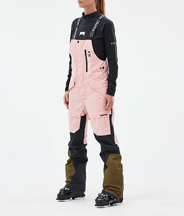 Montec Fawk W Pantaloni Sci Donna Soft Pink/Black/Fatigue