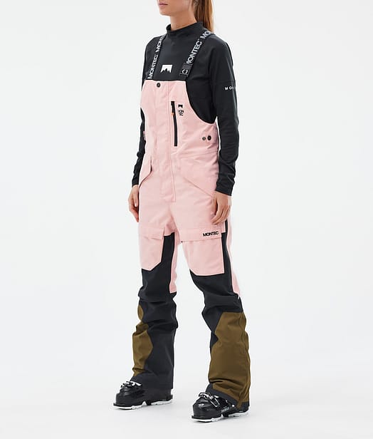 Montec Fawk W Spodnie Narciarskie Kobiety Soft Pink/Black/Fatigue