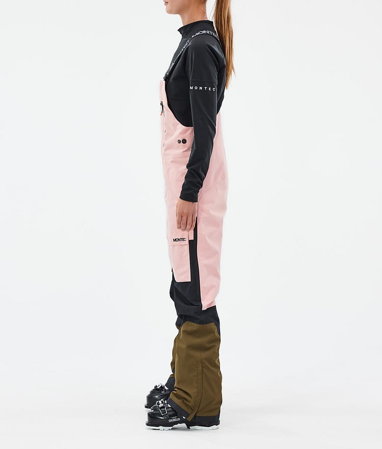 Montec Fawk W Pantalon de Ski Femme Soft Pink/Black/Fatigue, Image 3 sur 7