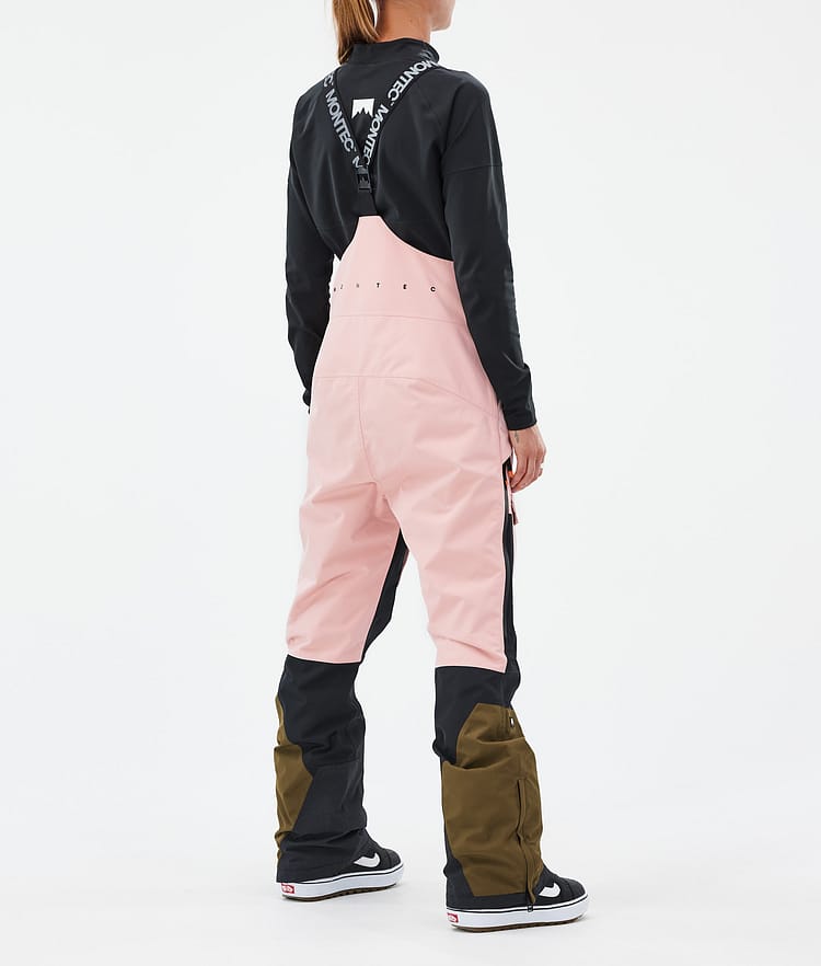 Montec Fawk W Pantaloni Snowboard Donna Soft Pink/Black/Fatigue, Immagine 4 di 7