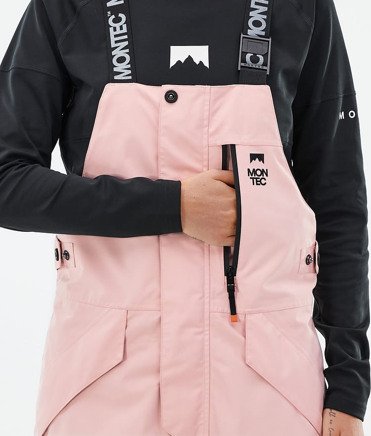 Montec Fawk W Spodnie Narciarskie Kobiety Soft Pink/Black/Fatigue, Zdjęcie 6 z 7