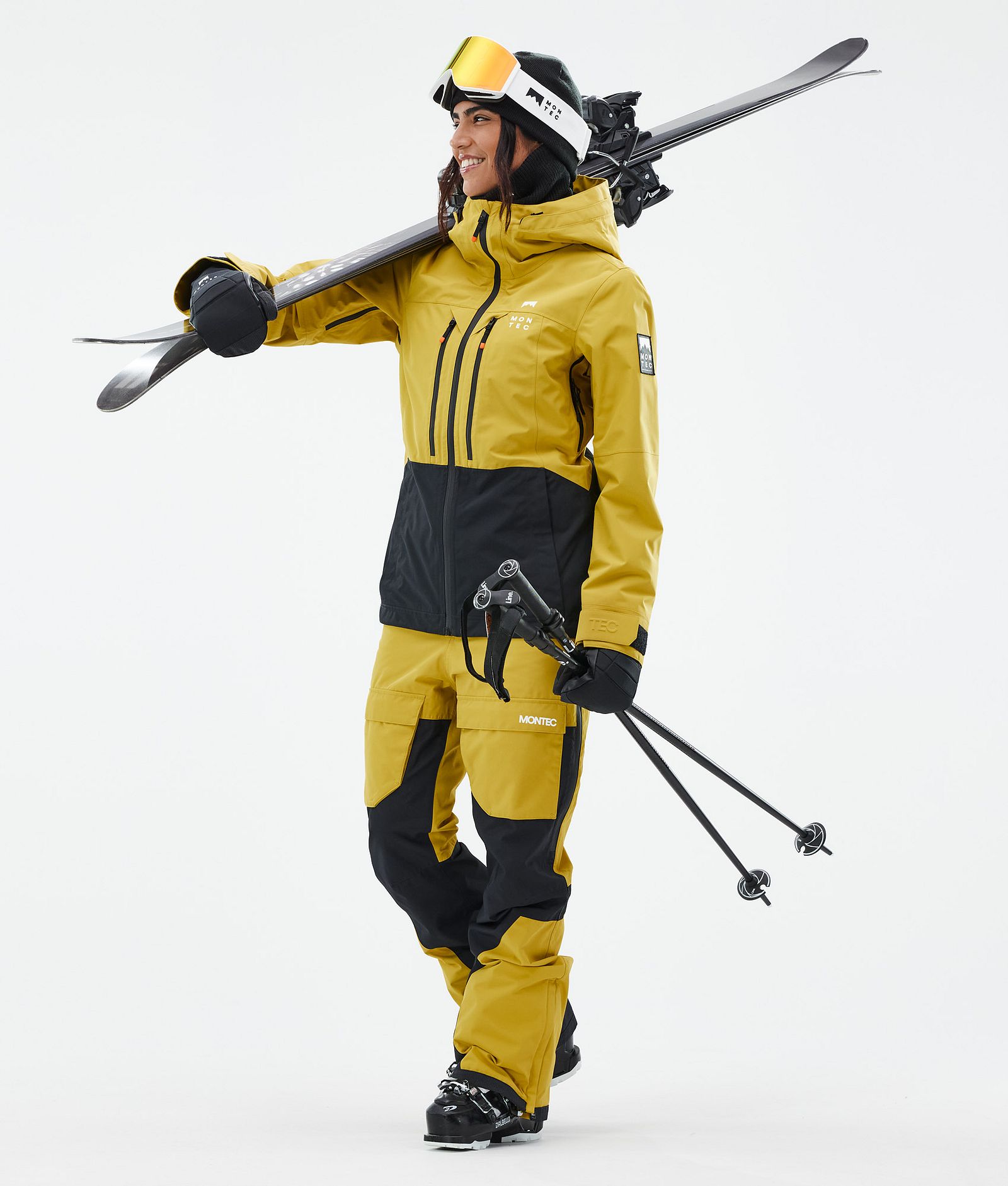 Montec Fawk W Ski Pants Women Yellow/Black, Image 2 of 7