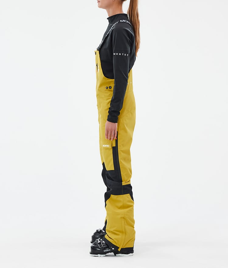 Montec Fawk W Skihose Damen Yellow/Black, Bild 3 von 7