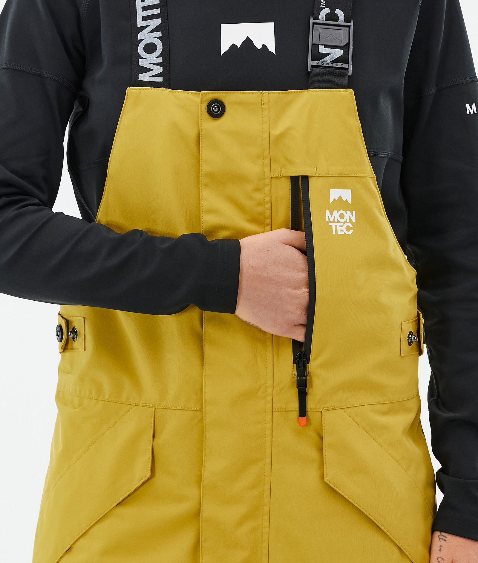 Montec Fawk W Ski Pants Women Yellow/Black, Image 6 of 7