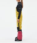 Montec Fawk W Pantalon de Ski Femme Yellow/Black/Light Red, Image 3 sur 7