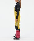 Montec Fawk W Snowboard Pants Women Yellow/Black/Light Red, Image 3 of 7