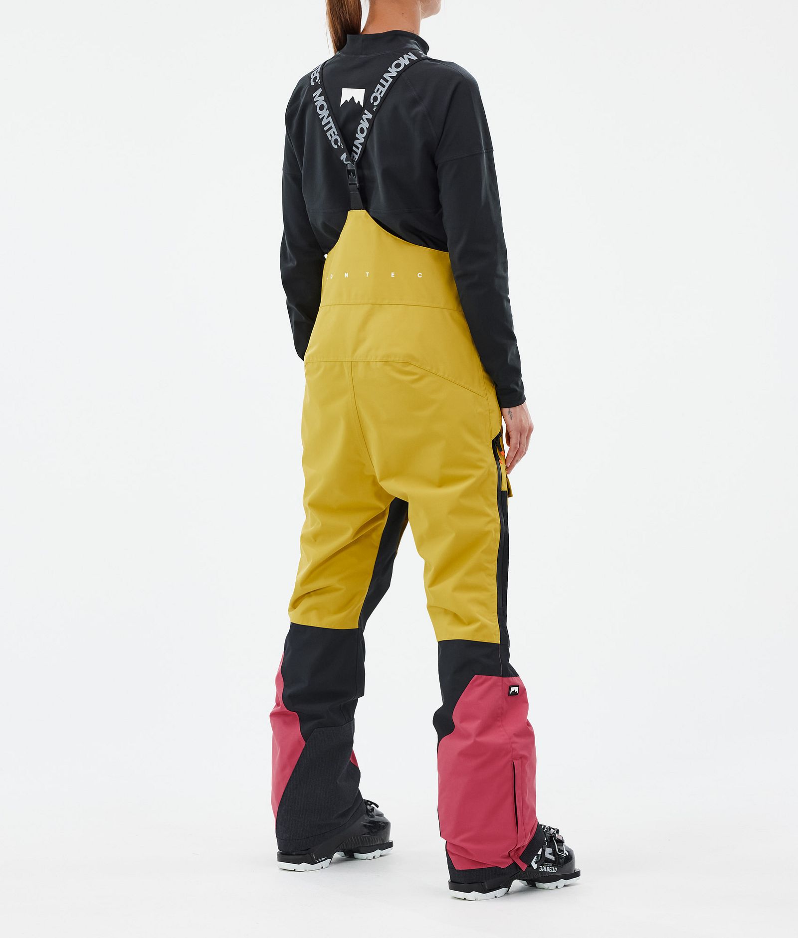 Montec Fawk W Ski Pants Women Yellow/Black/Light Red, Image 4 of 7