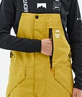 Montec Fawk W Pantaloni Sci Donna Yellow/Black/Light Red, Immagine 6 di 7