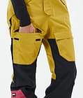 Montec Fawk W Snowboard Bukser Dame Yellow/Black/Light Red, Billede 7 af 7