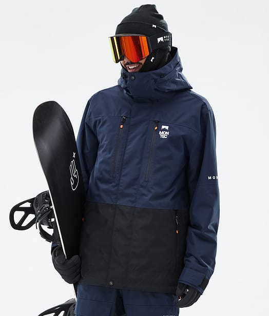 Montec Fawk Kurtka Snowboardowa Mężczyźni Dark Blue/Black