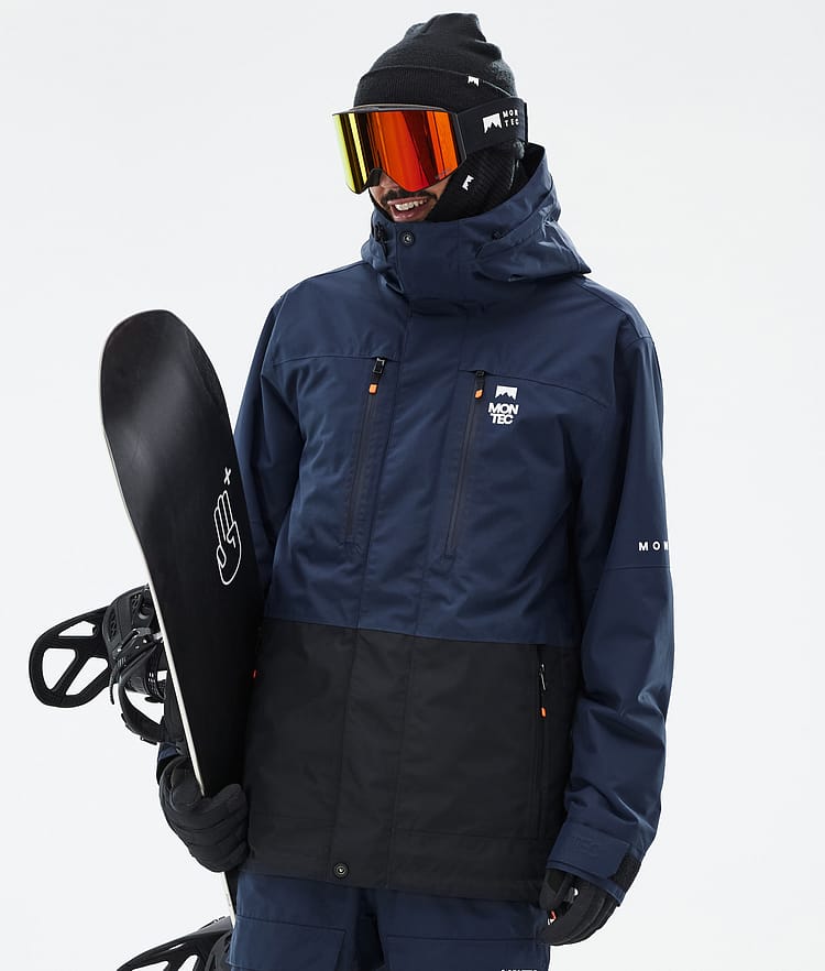 Montec Fawk Kurtka Snowboardowa Mężczyźni Dark Blue/Black, Zdjęcie 1 z 10