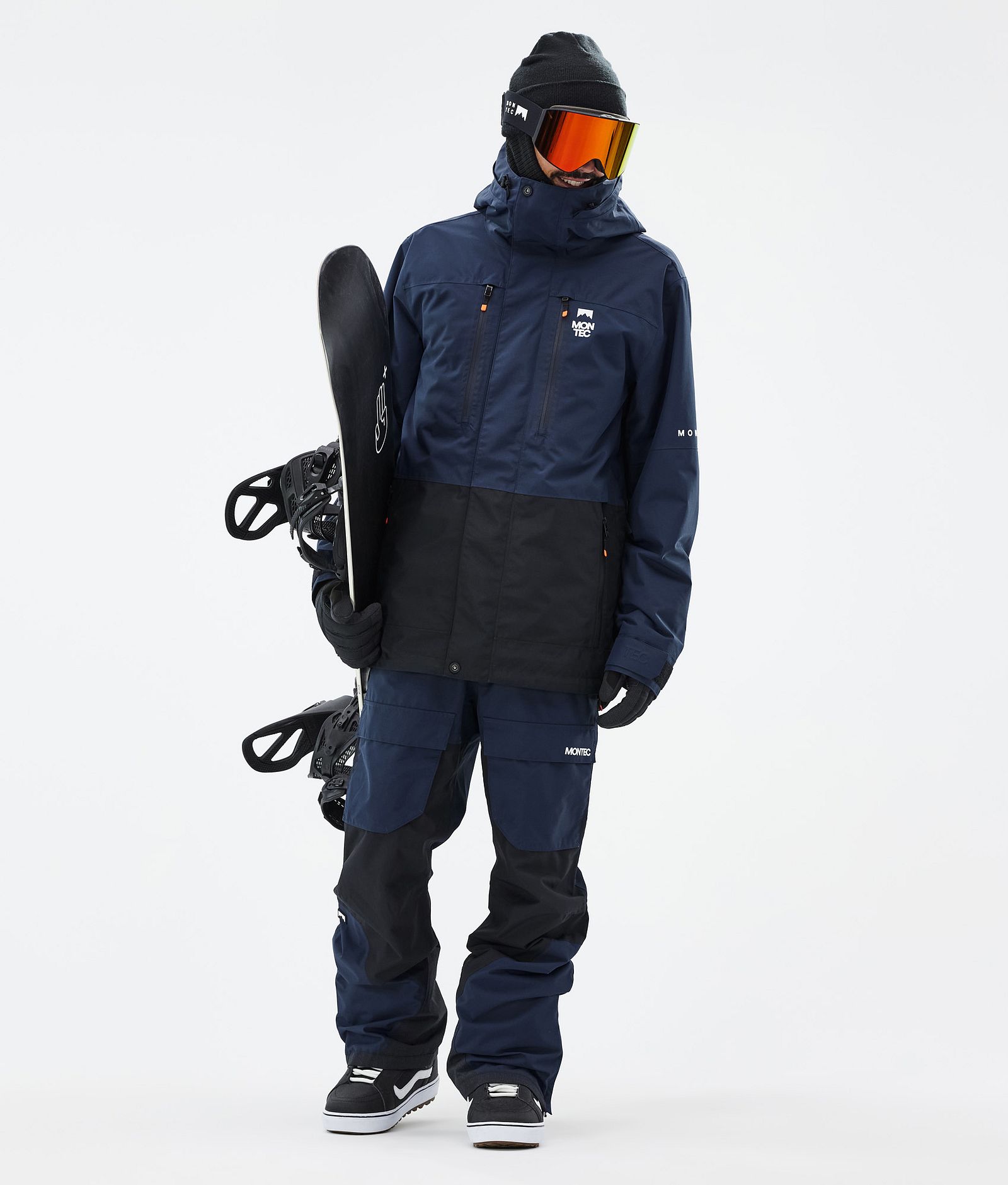 Montec Fawk Kurtka Snowboardowa Mężczyźni Dark Blue/Black, Zdjęcie 3 z 10