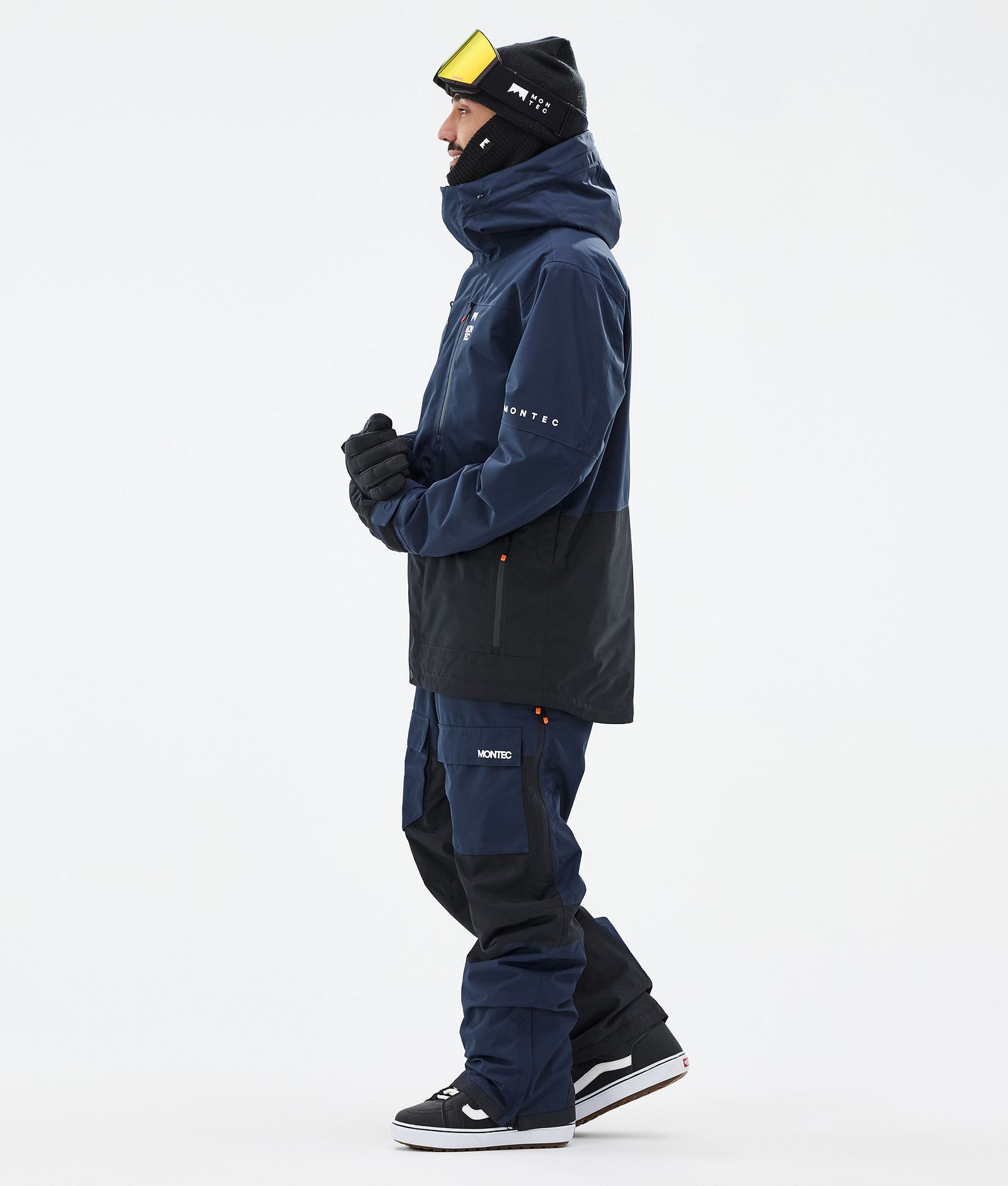 Montec Fawk Kurtka Snowboardowa Mężczyźni Dark Blue/Black, Zdjęcie 4 z 10