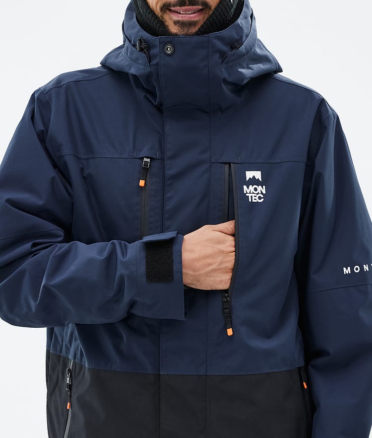 Montec Fawk Kurtka Snowboardowa Mężczyźni Dark Blue/Black, Zdjęcie 9 z 10