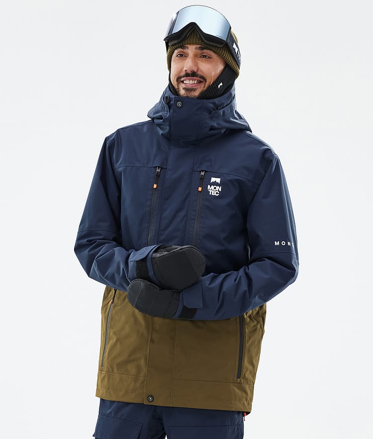 Montec Fawk Veste Snowboard Homme Dark Blue/Fatigue, Image 1 sur 10