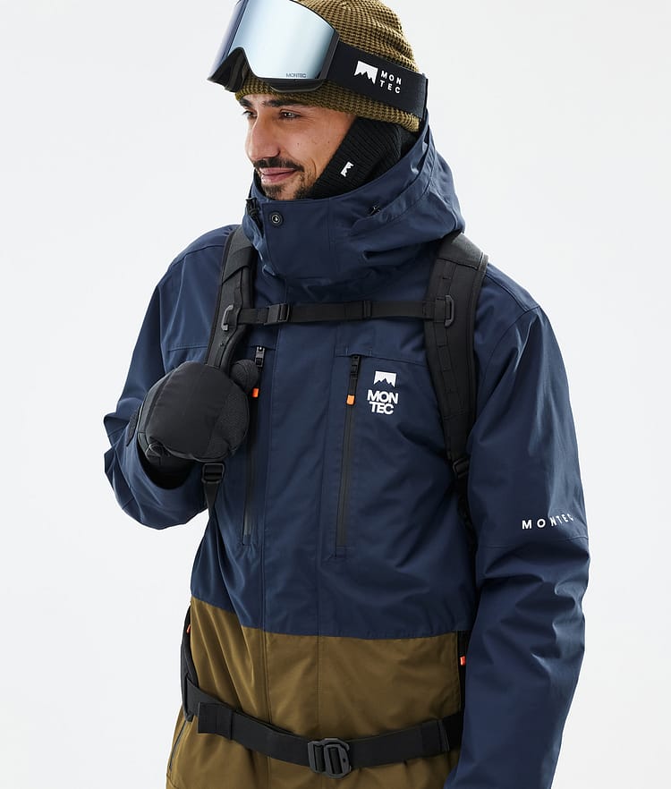 Montec Fawk Kurtka Snowboardowa Mężczyźni Dark Blue/Fatigue, Zdjęcie 2 z 10