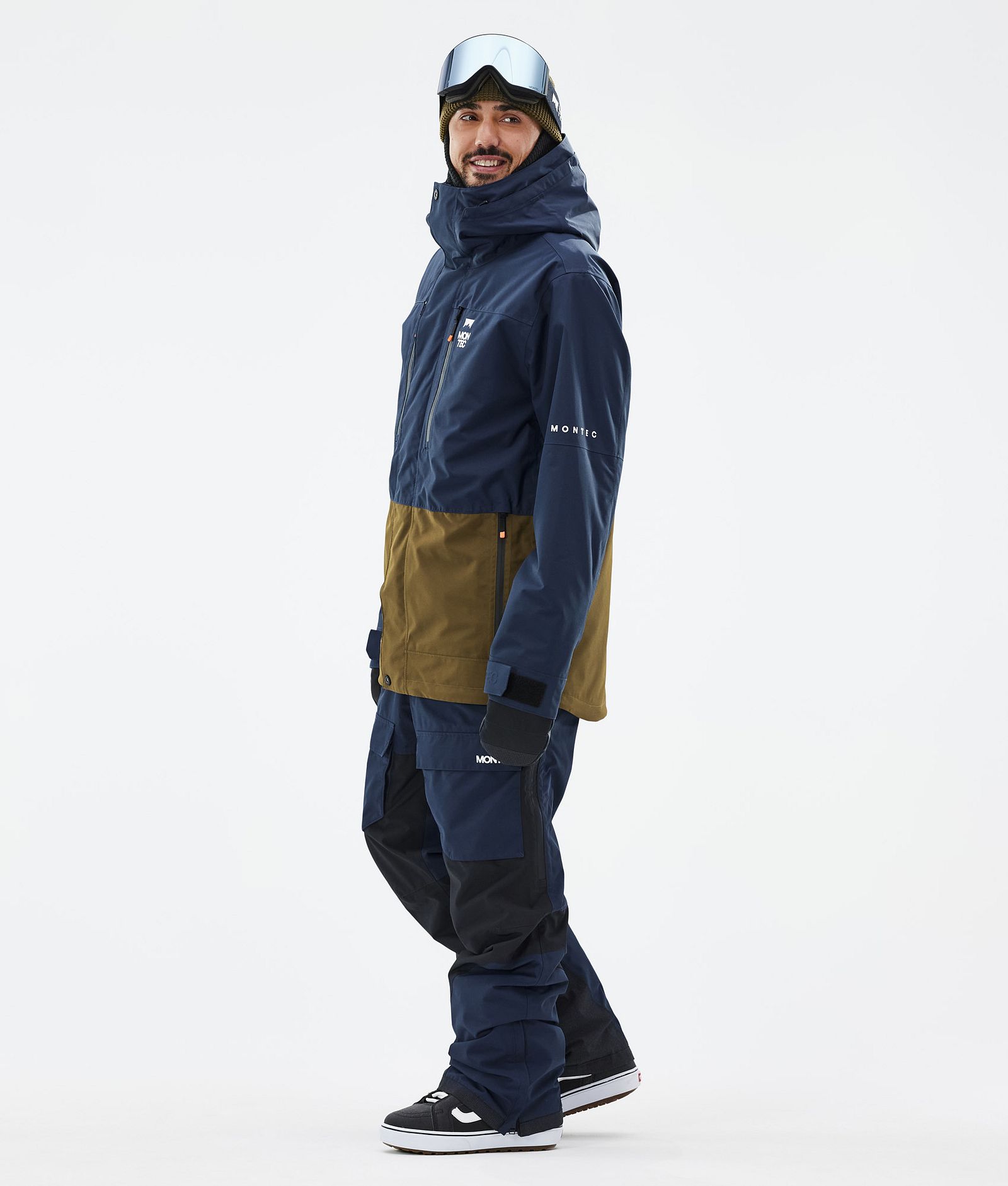 Montec Fawk Kurtka Snowboardowa Mężczyźni Dark Blue/Fatigue, Zdjęcie 4 z 10