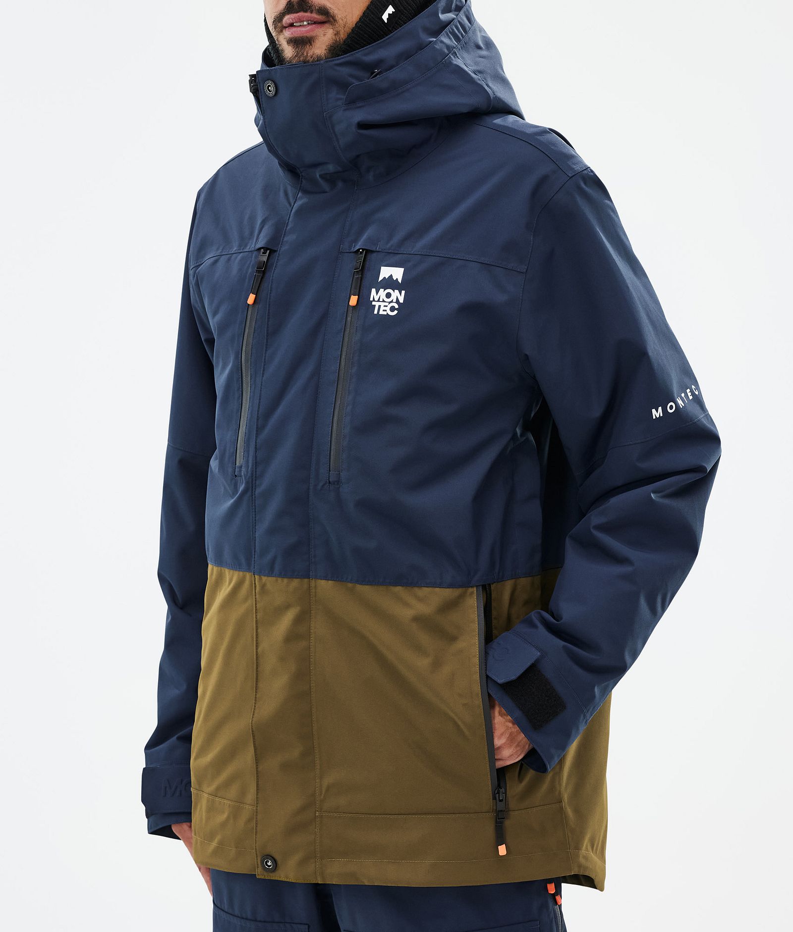 Montec Fawk Kurtka Snowboardowa Mężczyźni Dark Blue/Fatigue, Zdjęcie 8 z 10