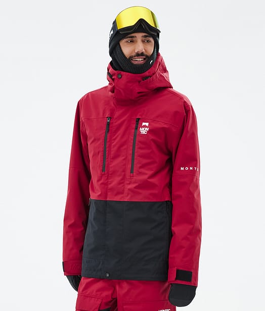 Montec Fawk Ski Jacket Men Deep Red/Black