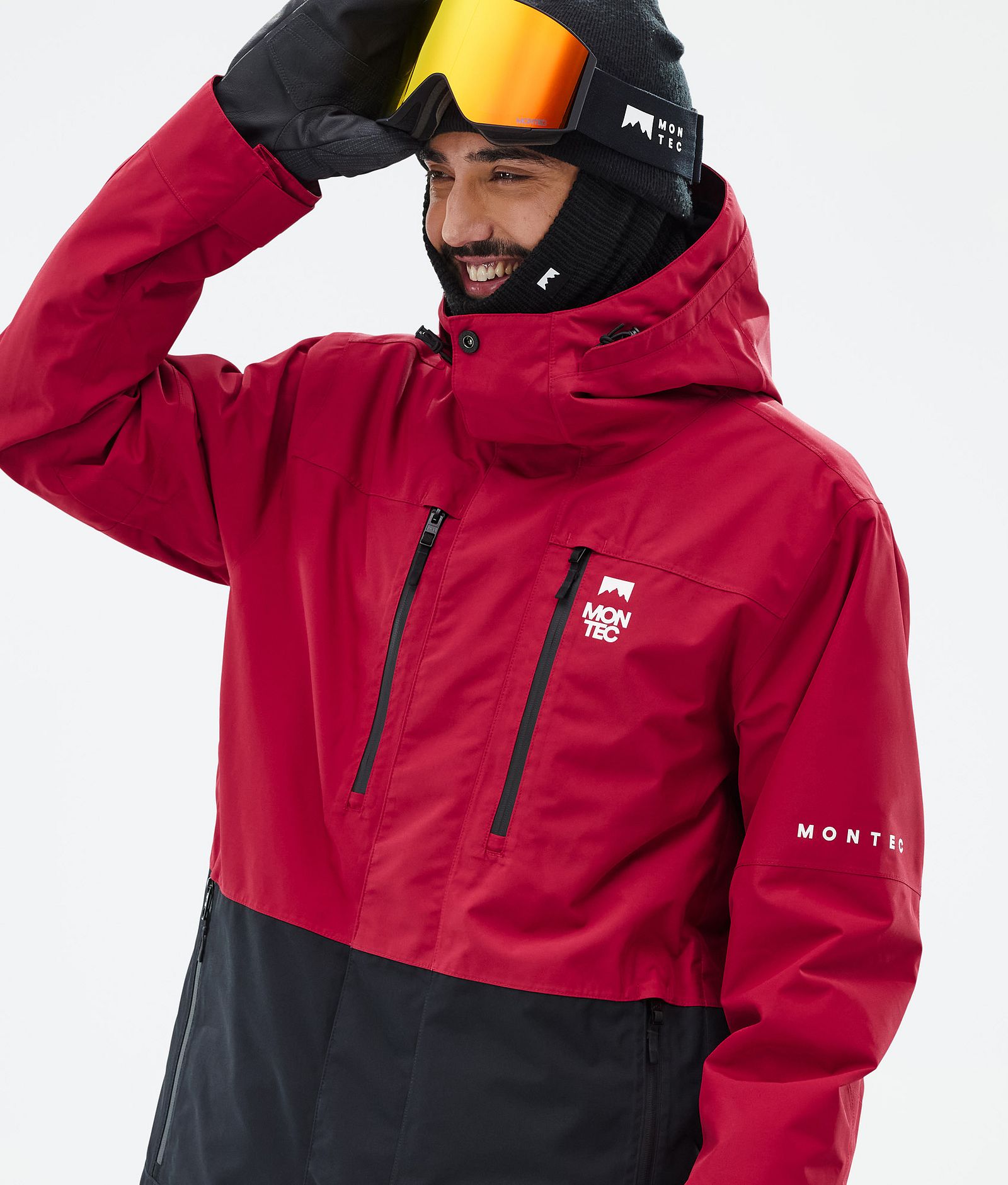 Montec Fawk Veste de Ski Homme Deep Red/Black, Image 2 sur 10