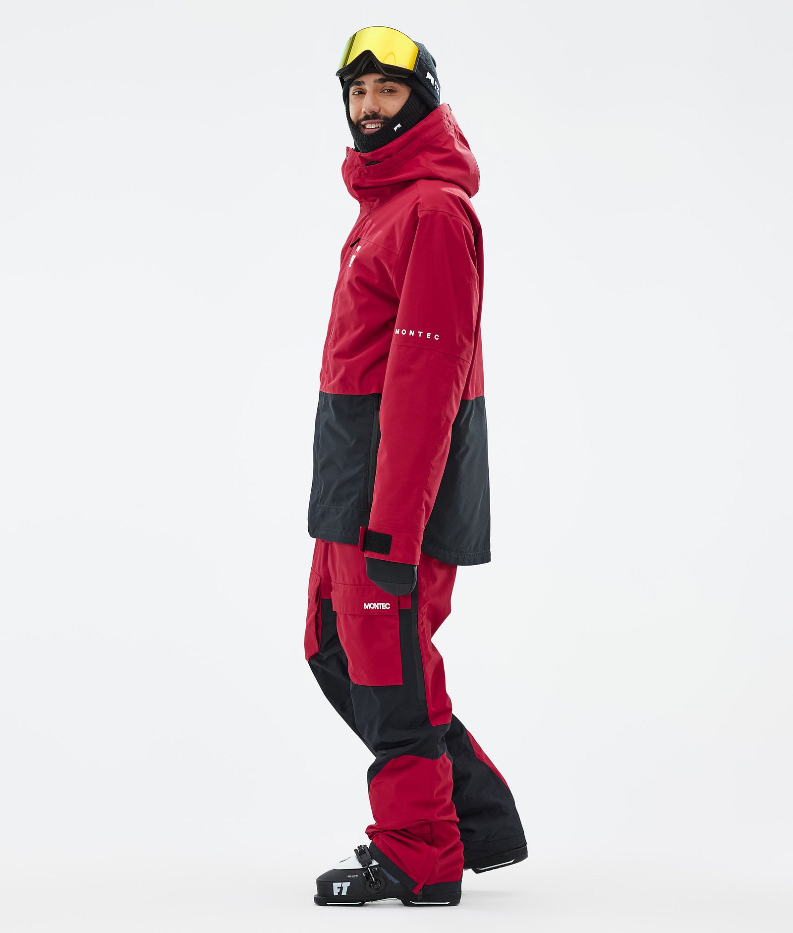 Montec Fawk Ski jas Heren Deep Red/Black, Afbeelding 4 van 10