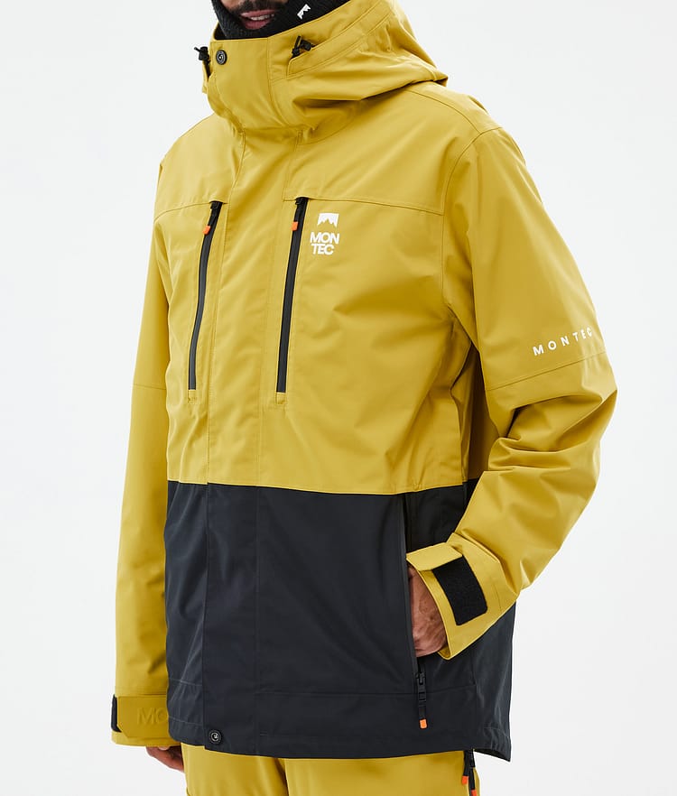 Montec Fawk Ski jas Heren Yellow/Black, Afbeelding 8 van 10