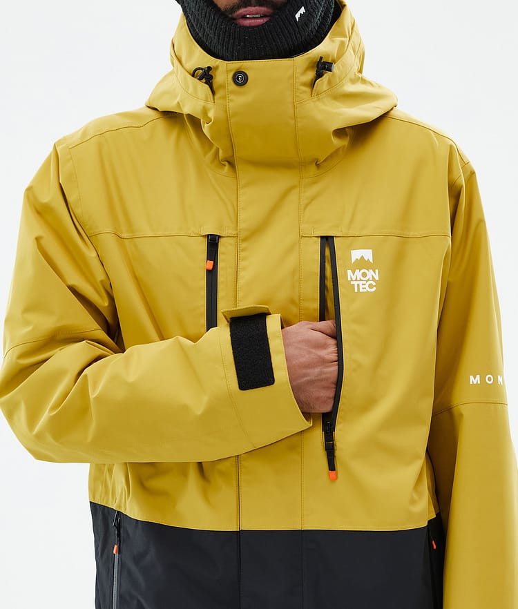 Montec Fawk Ski jas Heren Yellow/Black, Afbeelding 9 van 10