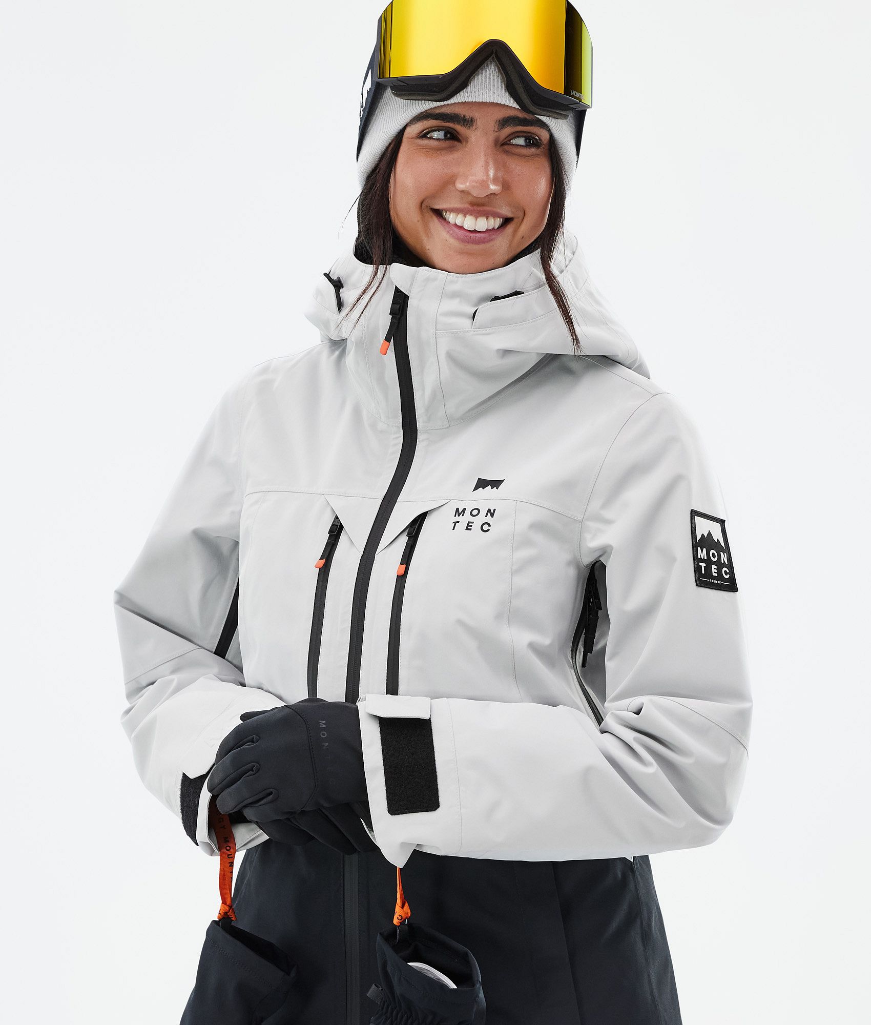 Light grey ski jacket hotsell