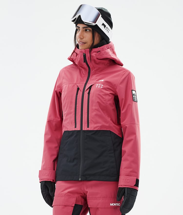 Montec Moss W Ski jas Dames Light Red/Black, Afbeelding 1 van 10