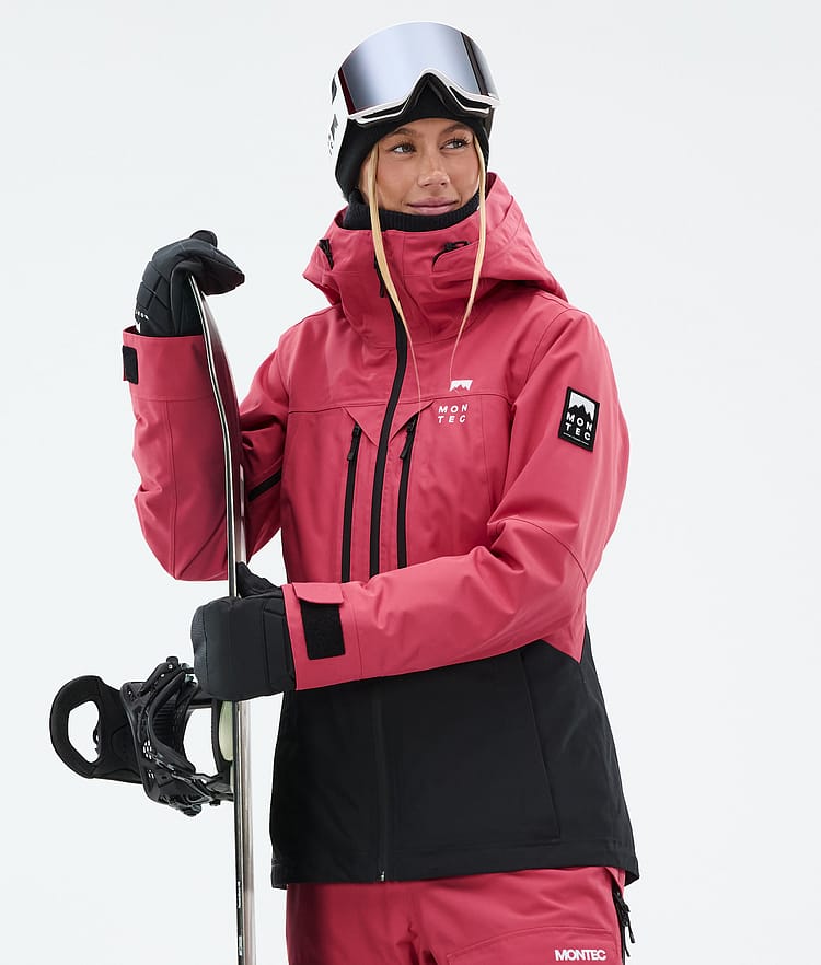 Montec Moss W Giacca Snowboard Donna Light Red/Black, Immagine 1 di 10