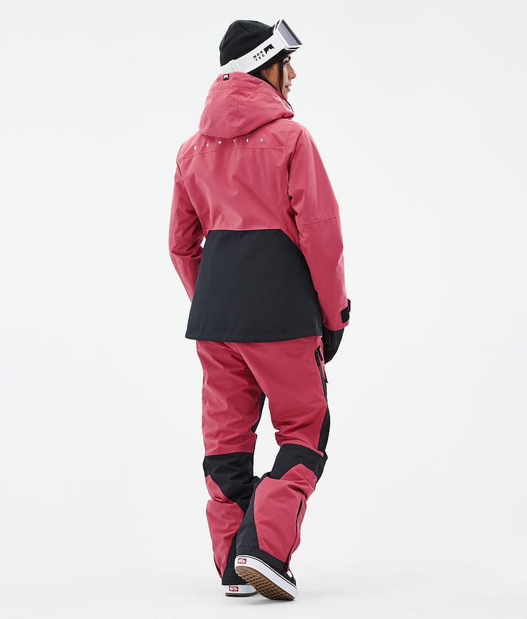 Montec Moss W Bunda na Snowboard Dámské Light Red/Black, Obrázek 5 z 10