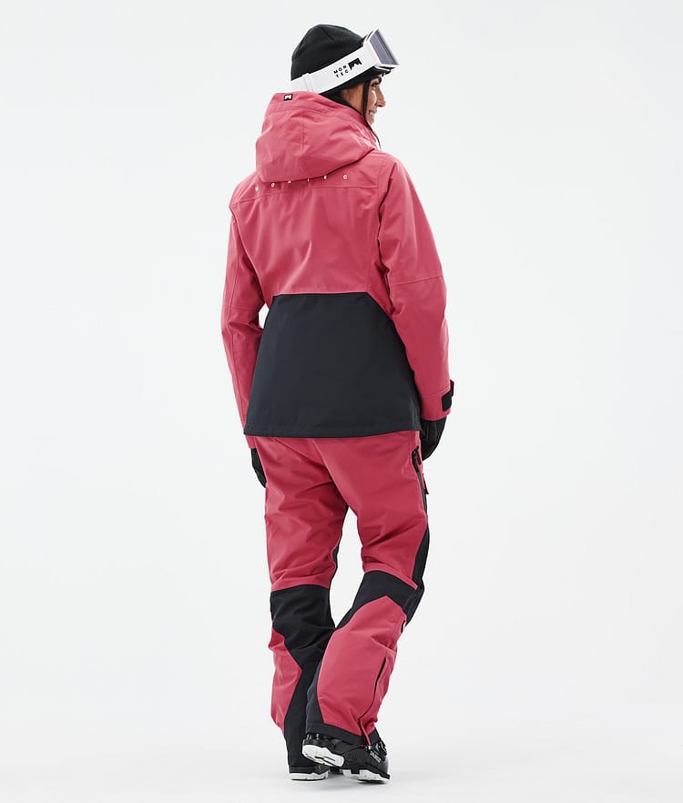 Montec Moss W Veste de Ski Femme Light Red/Black, Image 5 sur 10