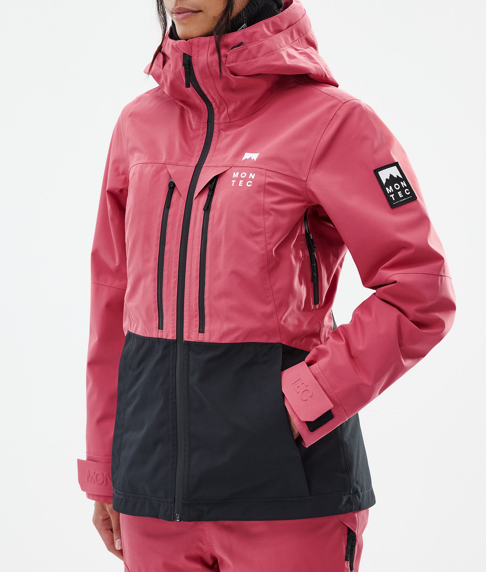 Montec Moss W Snowboard Jacket Women Light Red/Black, Image 8 of 10