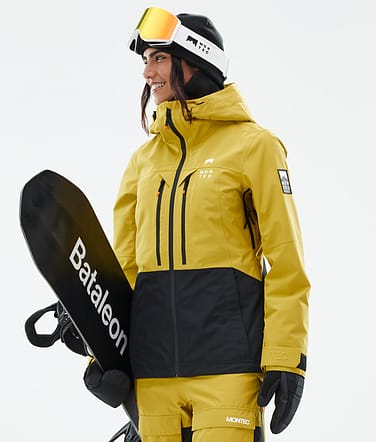 Montec Moss W Giacca Snowboard Yellow/Black