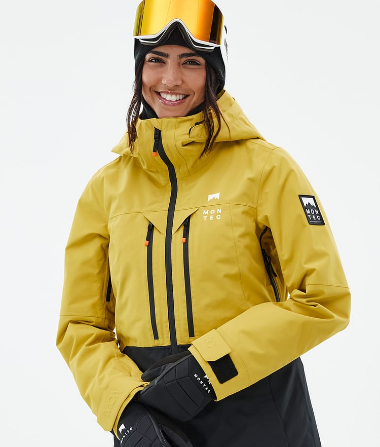 Montec Moss W Veste Snowboard Femme Yellow/Black, Image 2 sur 10
