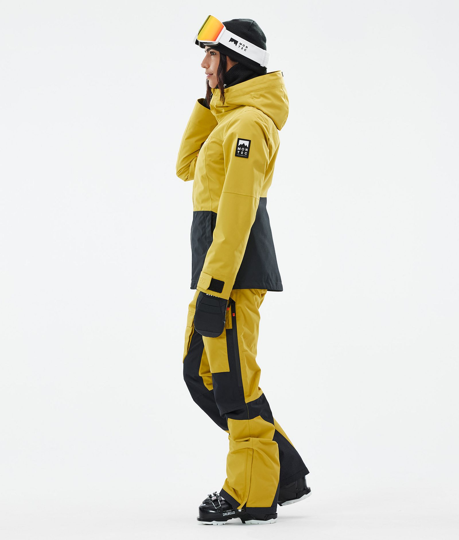 Montec Moss W Ski Jacket Women Yellow/Black, Image 4 of 10