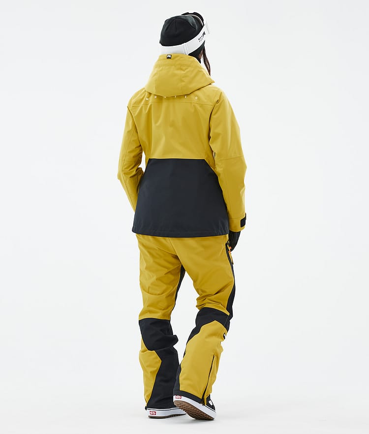 Montec Moss W Veste Snowboard Femme Yellow/Black, Image 5 sur 10